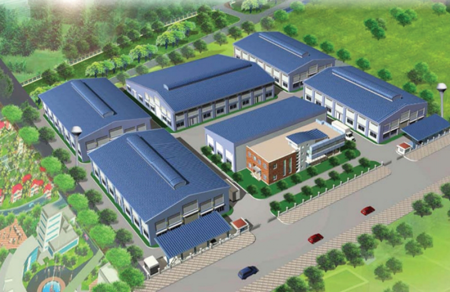 Nh&agrave; m&aacute;y dệt may Quảng Hiệp